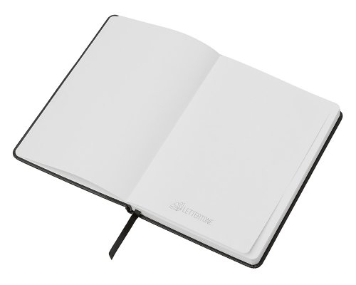 Gift set Lettertone Tesla with an A5 notepad, pen, and 10,000 mAh power bank, black