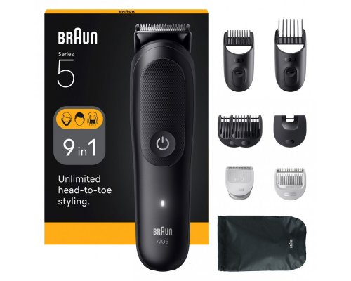 Триммер электрический Braun AIO5540 MULTI BLKMAT
