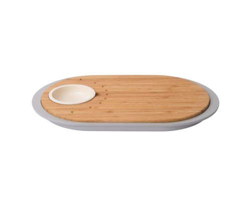 Snack set Berghoff Leo with cutting board-tray 2 items 39*23*2,5 cm 3950060