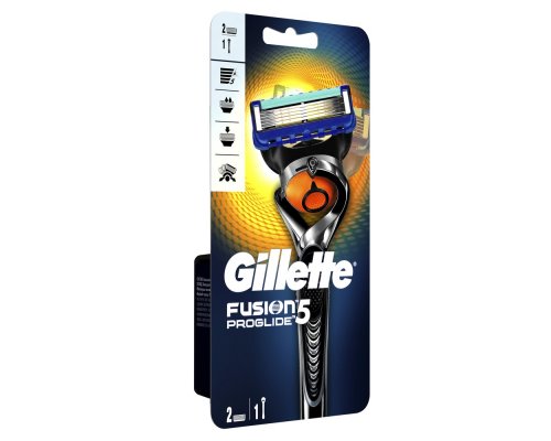 Станок бритвенный Gillette Fusion5 ProGlide с 2 сменными кассетами