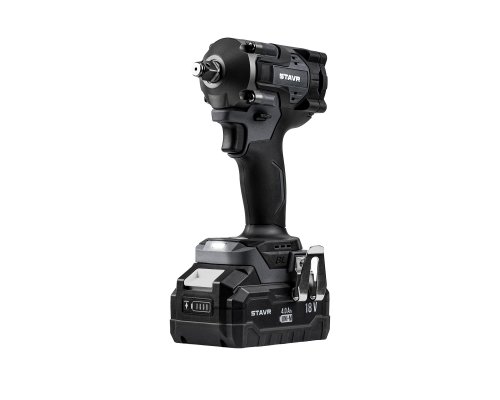 Impact wrench Stavr SWI 18BL-380V-1K (1x4.0 Ah, battery, case)