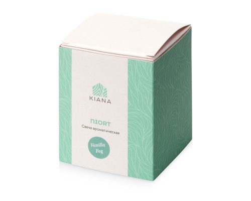 Soy scented candle in glass Kiana Niort, burgundy