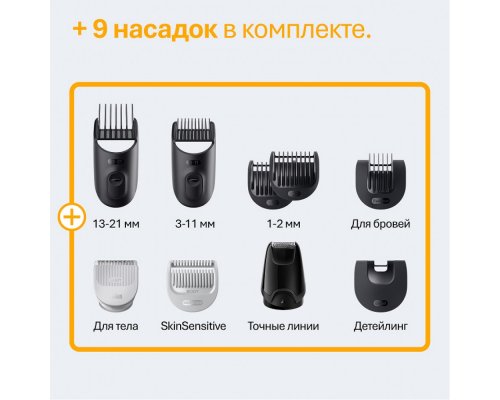 Триммер электрический Braun AIO5520 MS Grey
