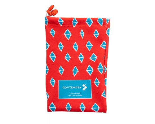 Cover for a suitcase Routemark Rhombus in red S (SP310)