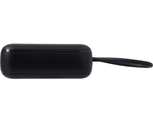 Battery external with integrated cable Evolt Liri, QC/PD, 10000 mAh, black (872917)