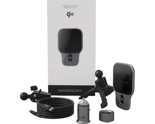 Устройство зарядное Magssory Prime Pro для Apple Qi2 серый (KIT031)