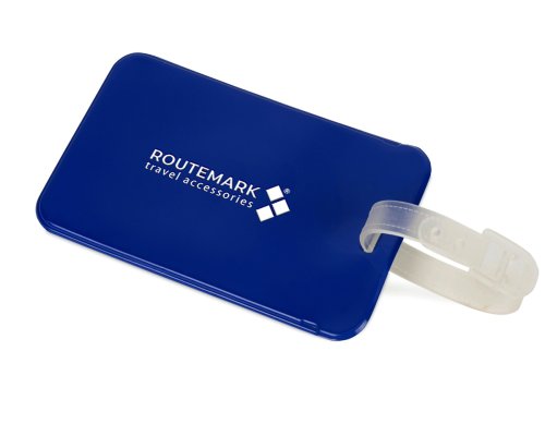 Бирка для багажа Routemark Happy Ways, синий/blue
