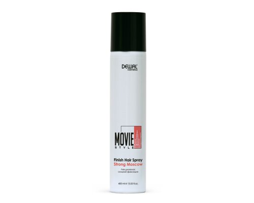 Strong hold hairspray Dewal Cosmetics Movie Style Finish hair spray Strong Moscow, 400 ml