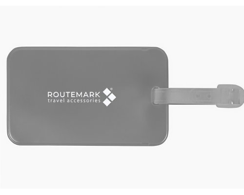 Бирка для багажа Routemark Happy Ways, серый/grey