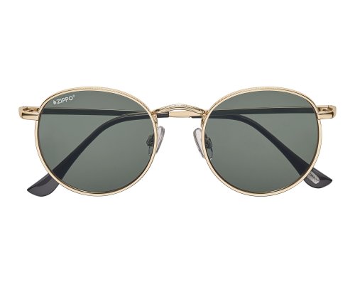 Sunglasses Zippo, unisex, copper frame, gold (OB130-05)
