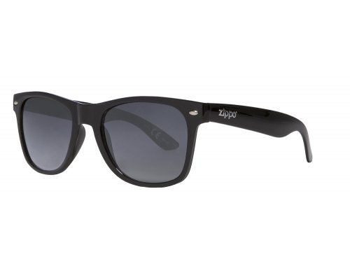 Sunglasses Zippo, polycarbonate frame and arms, TAC polarized lenses, black (OB21-05)