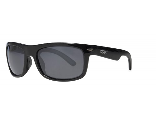 Sunglasses Zippo, unisex, polycarbonate frame, polarized lenses, black (OB33-02)