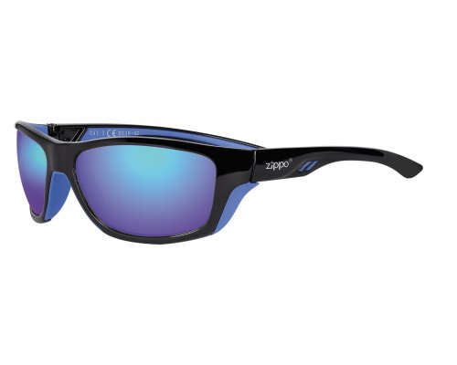 Sunglasses Zippo sports, unisex, polycarbonate frames, black (OS39-02)