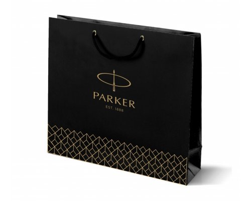 Gift set: ballpoint pen Parker Jotter XL SE20 Monochrome and an undated diary, black cut, black