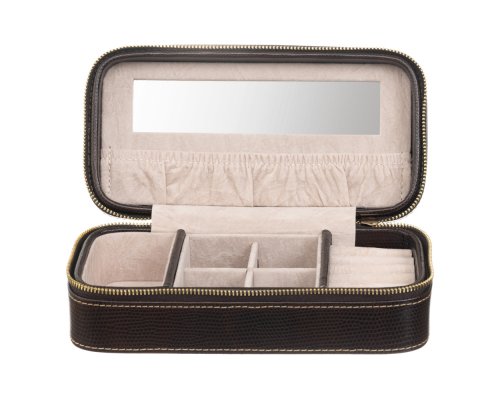 Jewelry box Jardin D'Ete, brown-beige, 19.5x10x6 cm (PE62880)
