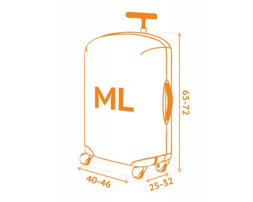 Чехол для чемодана Routemark Biruza M/L (SP500)
