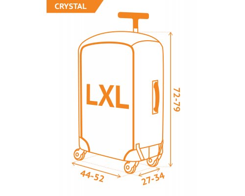 Suitcase Cover Routemark Crystal Fast Track L/XL (SP310)