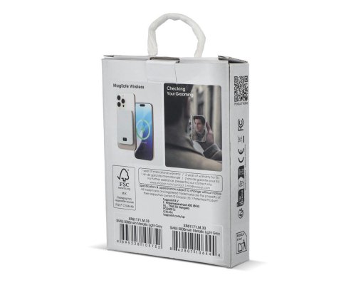 Аккумулятор внешний беспроводной Xoopar Smile с MagSafe и зеркалом, 5000 мА·ч (XP61171.M.33)