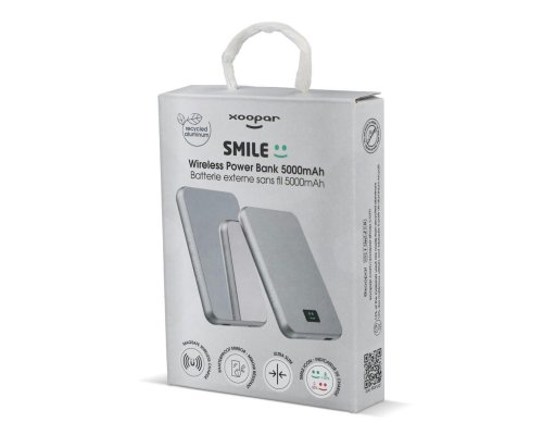 Аккумулятор внешний беспроводной Xoopar Smile с MagSafe и зеркалом, 5000 мА·ч (XP61171.M.33)