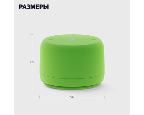 Smart speaker Yandex Station Light 2 with Alice, without clock, 6 W, YNDX-00028 (green)