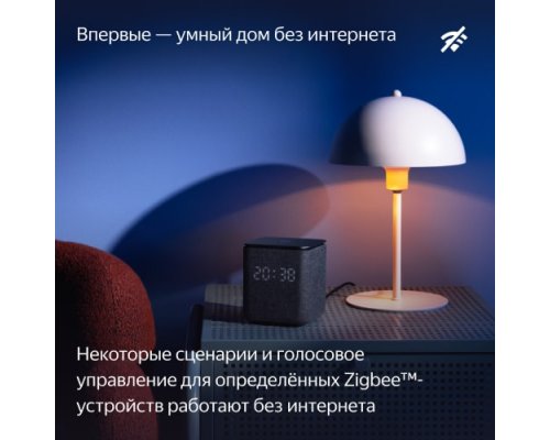 Колонка умная Яндекс Станция Миди c Zigbee, модель YNDX-00054 (оранжевый)