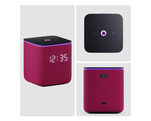 Smart speaker Yandex Station Midi with Zigbee, YNDX-00054 (crimson)