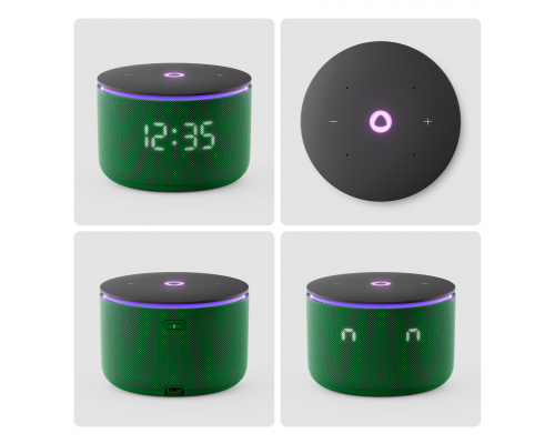Smart speaker Yandex Station Mini 3 Pro, Zigbee, YNDX-00059GRN (green)