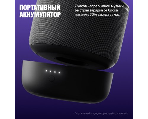 Колонка умная Яндекс Станция Мини 3 Про, Zigbee, модель YNDX-00059GRY (серый)
