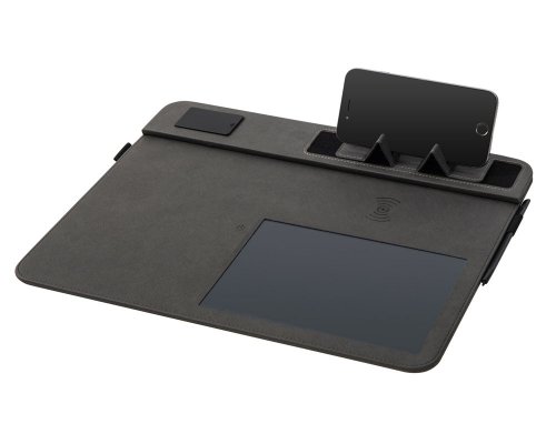 Wireless Charging LCD Mouse Pad Qjet Multi Pad 10W Black (788725)