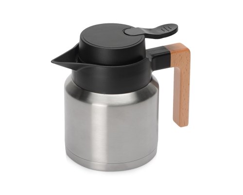 Coffee pot with wooden handle Eat 850 ml silver RA-236784