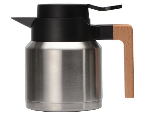 Coffee pot with wooden handle Eat 850 ml silver RA-236784