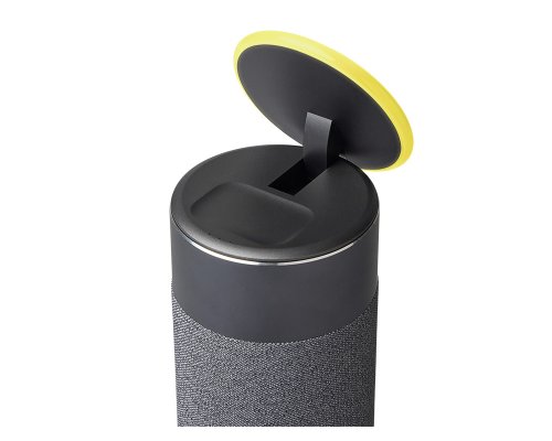 Колонка Qjet Мьюзик с беспроводной Magsafe-зарядкой для смартфона и наушников , 15 Вт, черный (401317)
