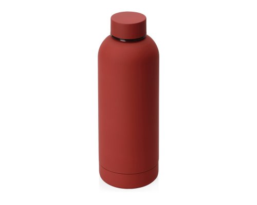 Термобутылка вакуумная Waterline Cask, soft touch, 500 мл, тубус, красный (813101W)
