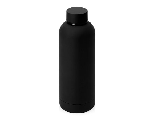 Термобутылка вакуумная Waterline Cask, soft touch, 500 мл, черный (813107W)