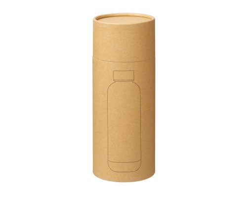 Термобутылка вакуумная Waterline Cask, soft touch, 500 мл, тубус, красный (813101W)