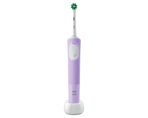 Electric toothbrush Oral-B Vitality Pro D103.413.3 Cross Action Protect X Clean lilac + Women's razor Gillette Venus Comfortglide Miami + 1 replacement cartridge + holder