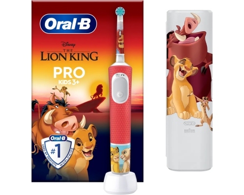 Electric child toothbrush Oral-B Vitality Kids Lion King D103.413.2KX + case