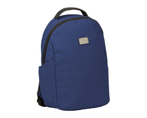 Backpack Voyager Sofit laptop made of eco‑leather, 34×14×44 cm, blue (935712)