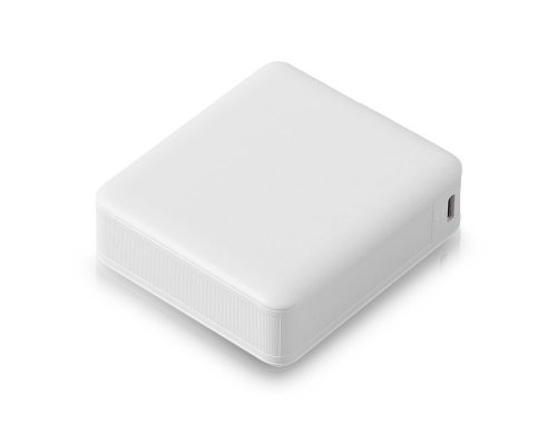 Аккумулятор внешний Evolt Brick 10 с быстрой зарядкой QC/PD, 10000 мАч, белый (392316)