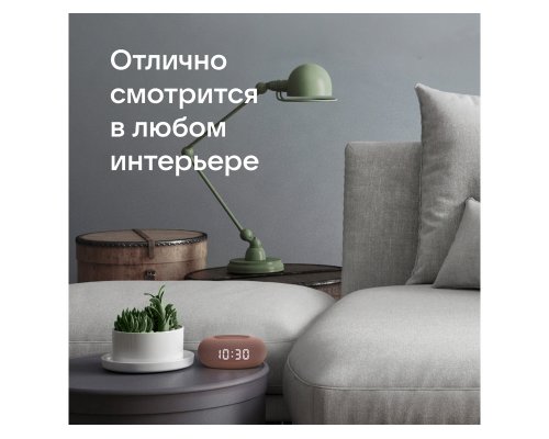 Smart speaker VK Capsule Mini with voice assistant Marusia terracotta