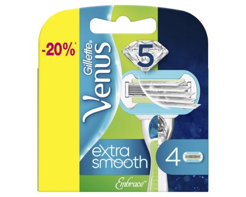 Кассеты сменные для бритвы Gillette Venus Extra Smooth Embrace 6 шт.