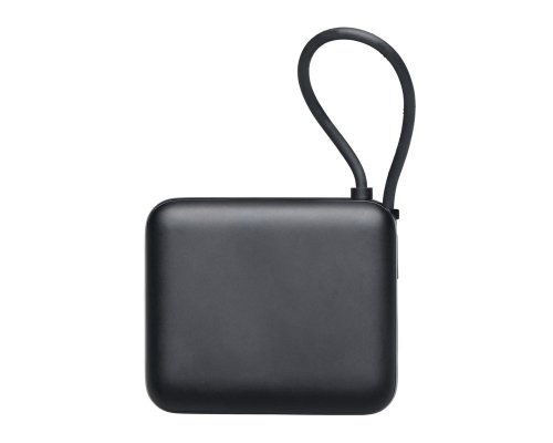Battery external with integrated cable Evolt Liri, QC/PD, 10000 mAh, black (872917)
