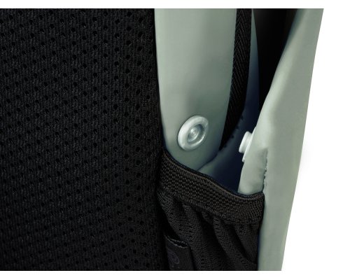 Backpack Voyager Sofit laptop made of eco‑leather, 34×14×44 cm, olive (935713)