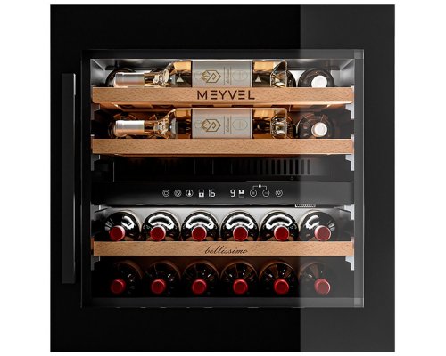 Шкаф винный встраиваемый Meyvel MV26PRO-KBB2