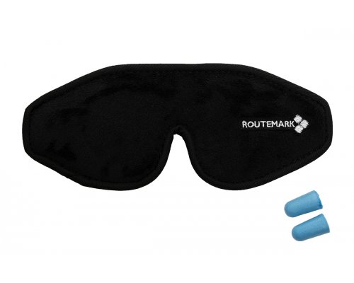 Children's mask for a sleep Routemark 3D Evolution black + birches
