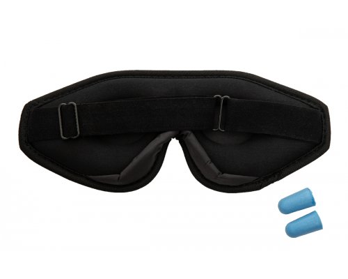 Children's mask for a sleep Routemark 3D Evolution black + birches