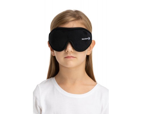 Children's mask for a sleep Routemark 3D Evolution black + birches