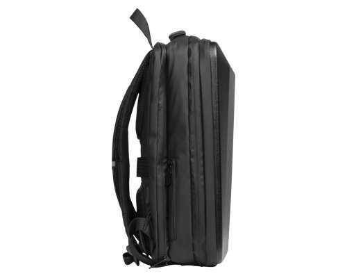 Backpack laptop Voyager Sheller with a plastic surface, black (934457)