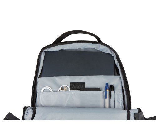 Рюкзак для ноутбука Voyager Sofit из экокожи, черный (935717)