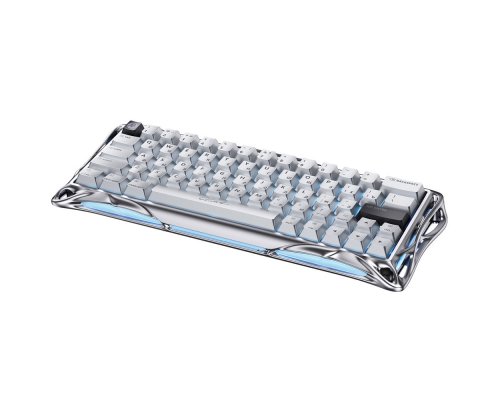Keyboard GravaStar Mercury V60Pro XTAL SLV RU,silver